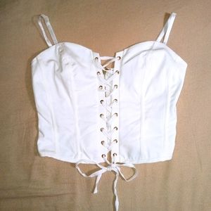 Corset Style Crop Top